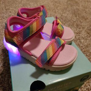 Stride Rite 360 light up sandals pink